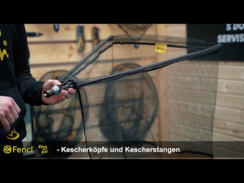 Kescher FENCL®️ Kescherstangen und Kescherköpfe