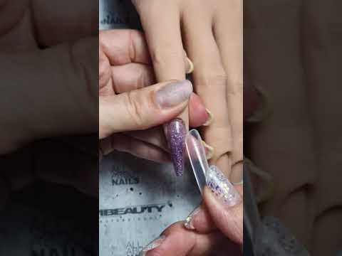 Acryl Pro Gel Micro Reflective Glitter Purple - HEMA Mentes Akrilzselé