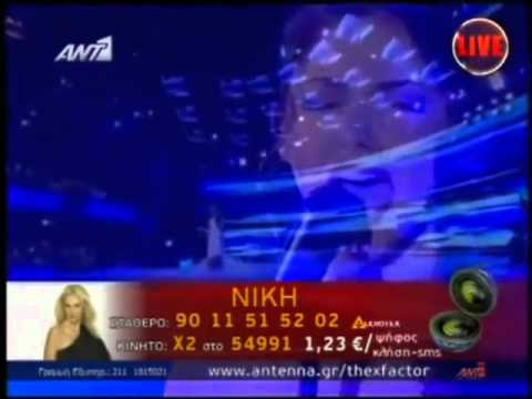 Nikki Ponte - X Factor 3 Greece - Live 12 - When you tell me