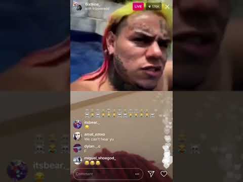 6IX9INE VS TRIPPIE REDD ON IG LIVE!!