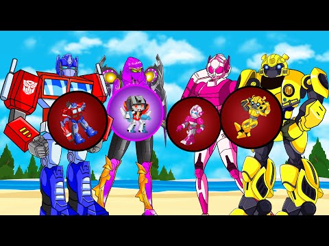 [S13] Bumblebee 🐝, Dady Optimus, Momy ARCEE -Part 7 | Collection of The Best Cartoon Robot Season 13