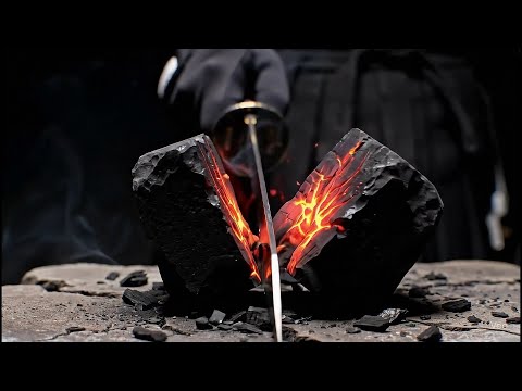 7 Elemental Cubes Sliced & Smashed by Mythical Power | Ultra Satisfying Slow Motion ASMR