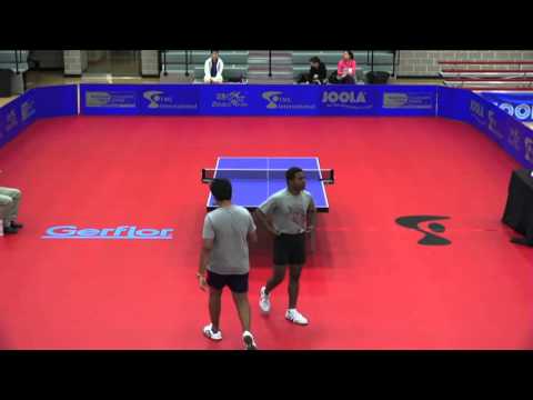 2016 NCTTA Nationals Men's Singles RR - Dilshan Sooriyaarachchi (Texas Tech) vs. Sathya Ganesh (NYU)