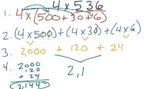Using the Expanded Version of a Number in Multiplication