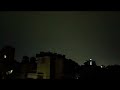 Lightning Over Kolkata Night Sky