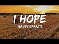 Gabby Barrett I Hope Lyrics