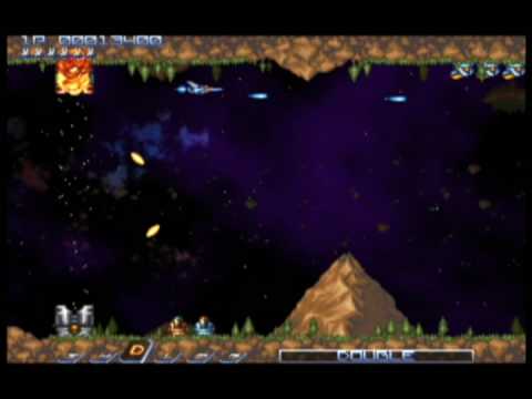 Gradius ReBirth Gameplay Footage ( WiiWARE)