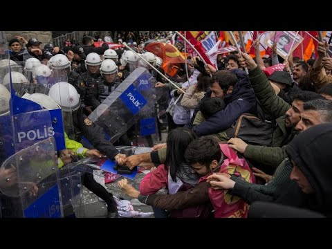 Watch: Protesters clash with police in Istanbul on Labour Day