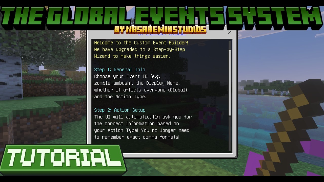 The Global Events System [ADDON] [TUTORIAL]