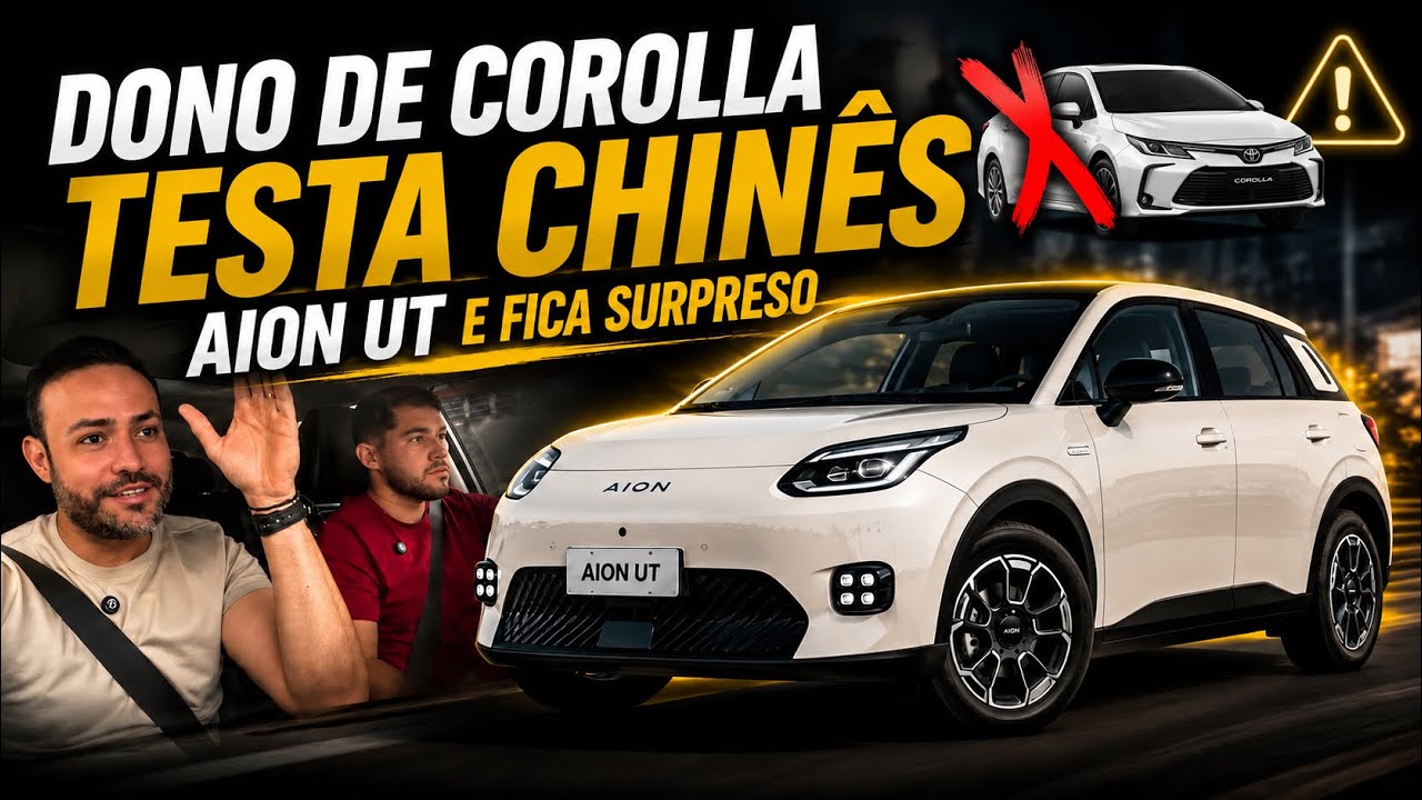 AION UT - TOYOTEIRO TESTA CHINÊS E FICA SURPRESO