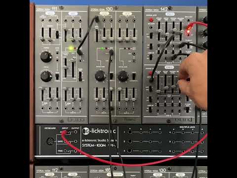 E-licktronic Modular System 100m M-111 VCO/VCF Demo
