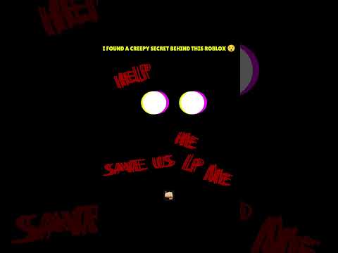 I found a creepy secret behind this Roblox 😨 #roblox #fyp