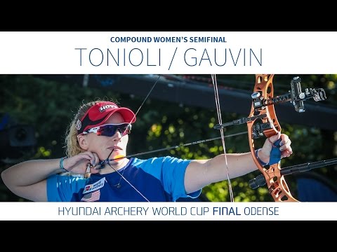 Marcella Tonioli v Crystal Gauvin – Compound Women’s Semifinal | Odense 2016