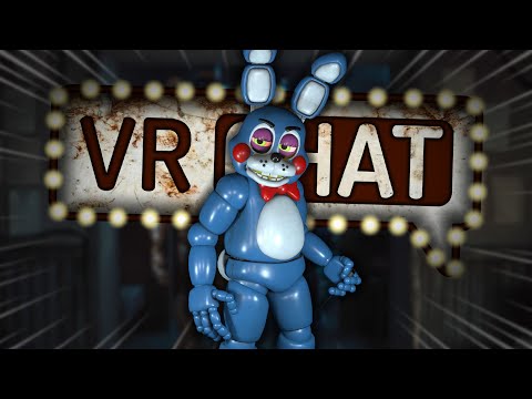 TOY BONNIE TELLS PEOPLE HIS GAME THEORY IN VRCHAT! | Five Night's At Freddy's 2 - Funny moments -