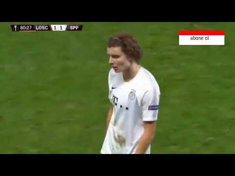 BURAK YILMAZ. 4 DAKİKADA 2 GOL. MİLLİ OYUNCUMUZ UEFA KUPASINDA TAKIMINA 3 PUAN KAZANDIRDI