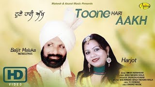 Toone Hari Aakh song artwork