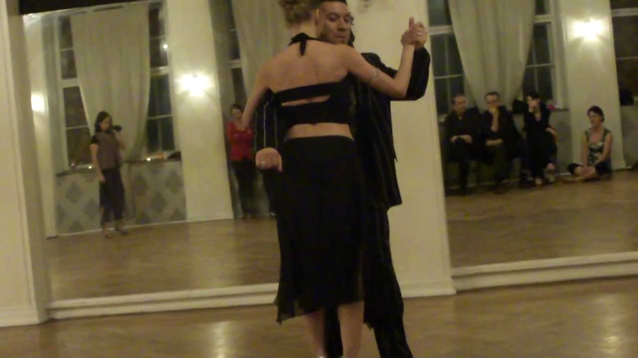 2012-02-25 u Terleckich  Luiza i Marcelo Almiron w Szczecinie (3) milonga show Mi Vieja Linda