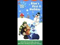 Opening To Blue S Clues Blue S First Holiday 2003 Demo VHS RD