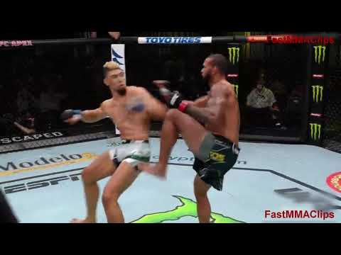 Thiago Santos best strikes against Johnny Walker