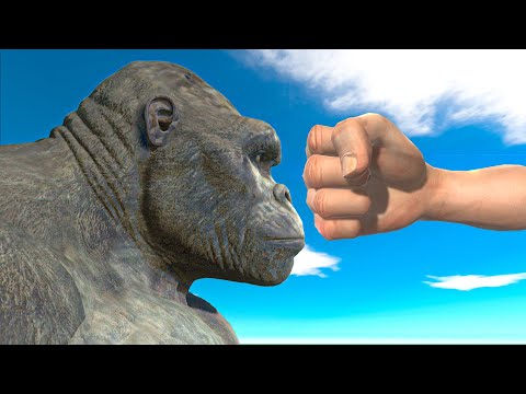 KING KONG & MEGA PUNCH - Animal Revolt Battle Simulator