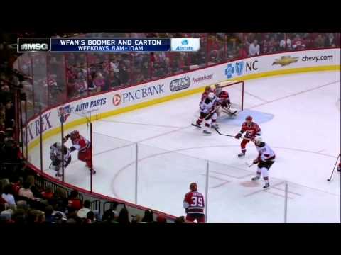 Jeff Skinner backhand goal 5-1 Mar 9 2013 NJ Devils vs Carolina Hurricanes NHL Hockey