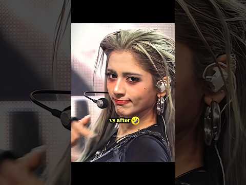 Aria hair before the performance vs after 😂🤣 #xin #kpop #aria