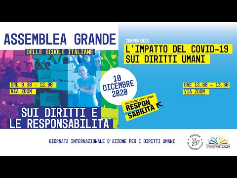 10 dicembre 2020 - Assemblea Grande e Conferenza nazionale sui diritti e le responsabilità