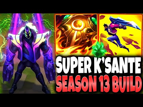 My SUPER IMMORTAL K'SANTE Season 13 Build Broke a WOLF TOP LANE 🔥 LoL Top Ksante s13 Gameplay