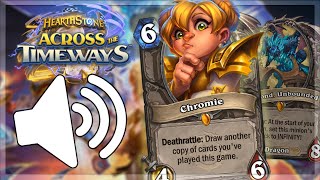 Hearthstone - All Legendary Play Sounds, Music, and Subtitles! (Legacy ~ Across the Timeways)