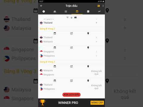 Winner Tournament Maker Part 1-AFF Cup