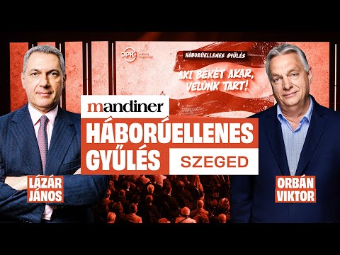 „A háború az ajtón kopogtat” – Orbán Viktor és Lázár János Szegeden– A teljes beszélgetés