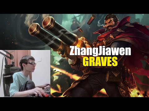 RANK 1 GRAVES - ZhangJiawen Graves vs Karthus Jungle - Master Elo