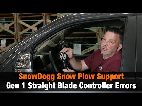 SnowDogg Tech Support: Troubleshooting Error Flashes on a Gen 1 Straight Blade Plow Controller