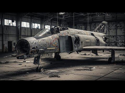 ASMR fighter jet Restoration! Full Restoration F-4 Phantom II 1974 from Burnt Condition to Looking N