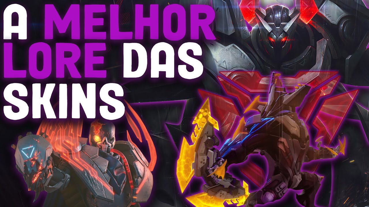 A HISTÓRIA DO MELHOR UNIVERSO DE SKINS DO LOL - PROJETO E CIBERNÉTICA