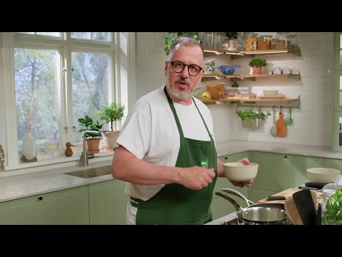 Dillstekt torsk med råstekt broccoli och vitvinssås - Köket