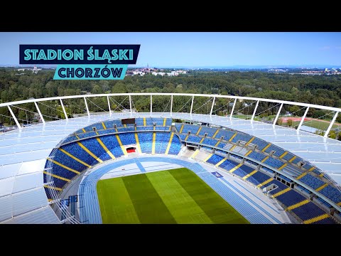 Stadion Śląski w Chorzowie z lotu ptaka