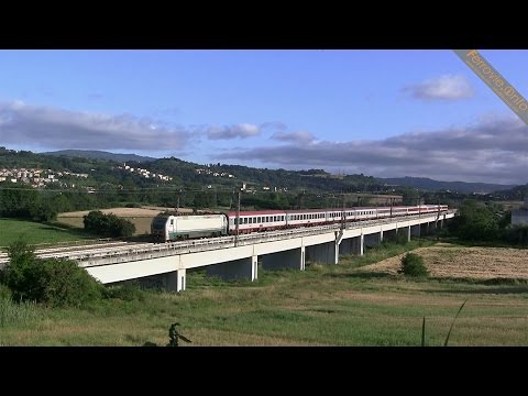 E.402B con EN 235 presso 1 Bivio Valdarno Nord  - E.402B with EN 235 near 1 Bivio Valdarno Nord