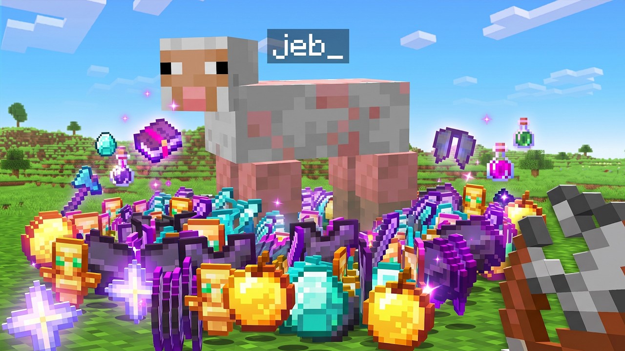 MINECRAFT MA TOSARE LE PECORE è OP (ogni colore cambia)