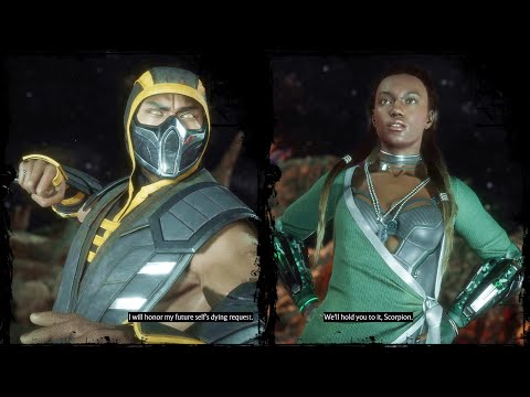 Scorpion v Jacqui Briggs - Dialogues - Mortal Kombat 11