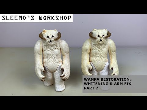 Wampa Restoration: Whitening & Arm Fix Part 2
