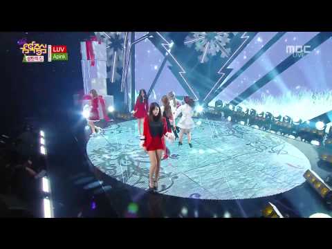 141220 에이핑크(Apink) 쇼!음악중심 LUV & 1위 소감 1080p 60fps