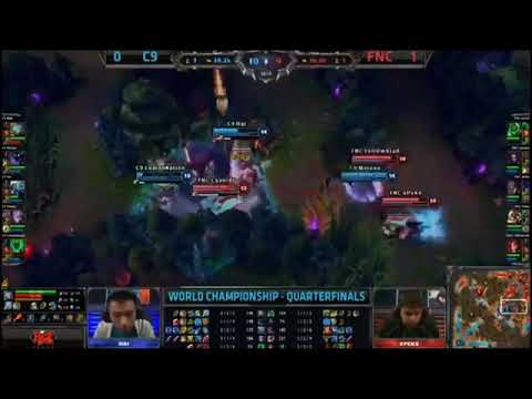 C9 Hai Fizz VS Fnatic Xpeke TF Game 2 Quarter Final Highlights   S3 World HQ