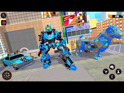 Robot Banteng Berubah Jadi Mobil Balap | Angry Bull Robot Transform Shooting Battle Game