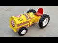 How To Make Matchbox Tractor At Home Diy Electric Tractor Toy Mini Tractor Science Project