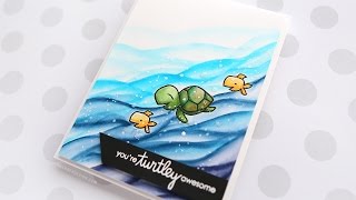You're Turtley Awesome! - Zig Clean Color Markers & Paper Smooches