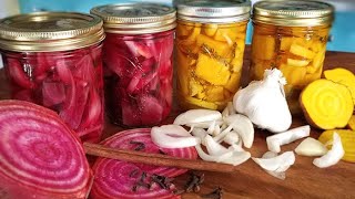 *2* PICKLED BEETS and ONIONS RECIPES - Sweet or Savory!