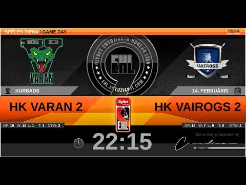 2020 02 14 HK Varan 2 - HK Vairogs 2