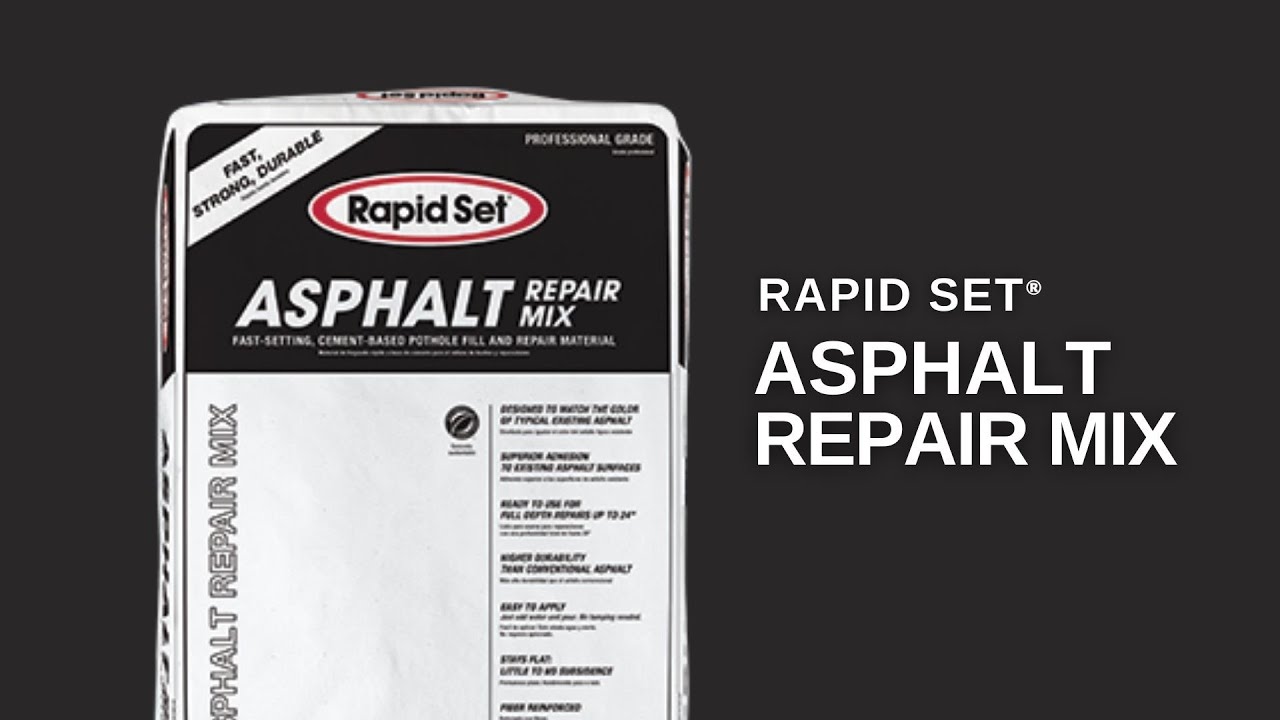 Video: Asphalt Repair Mix Application Guide