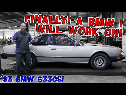 Finally a BMW the CAR WIZARD will willingly work on! What makes this '83 BMW 633CSi so special?